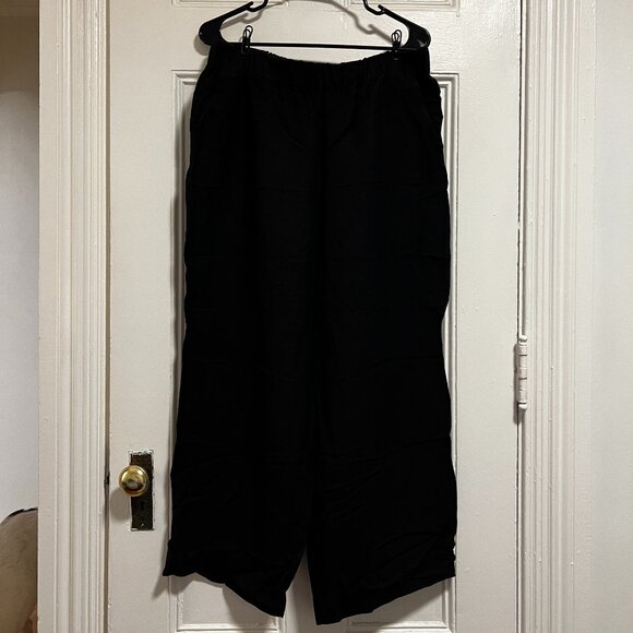 Madewell Hutson Linen Pull-On Pants - Picture 1 of 3